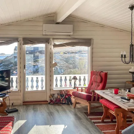 Front In Fjell With House Sea View